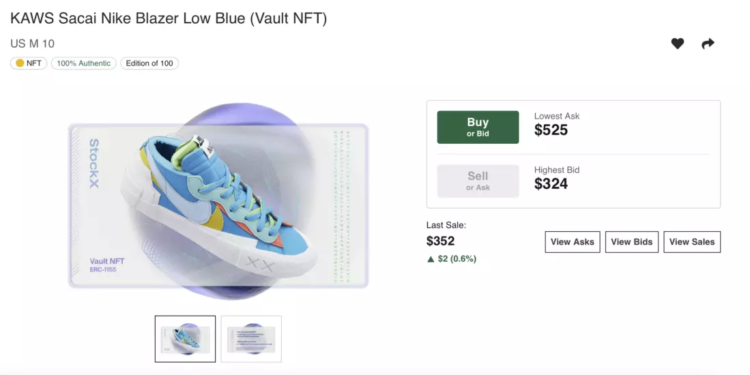 Nike sues StockX for selling more than 500 of the brand’s NFT sneakers without itconsent