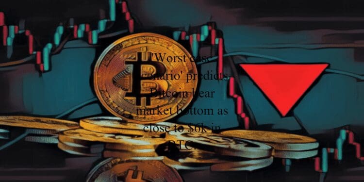 ‘Worst case scenario’ predicts Bitcoin bear market bottom as close to $6k in BTC.