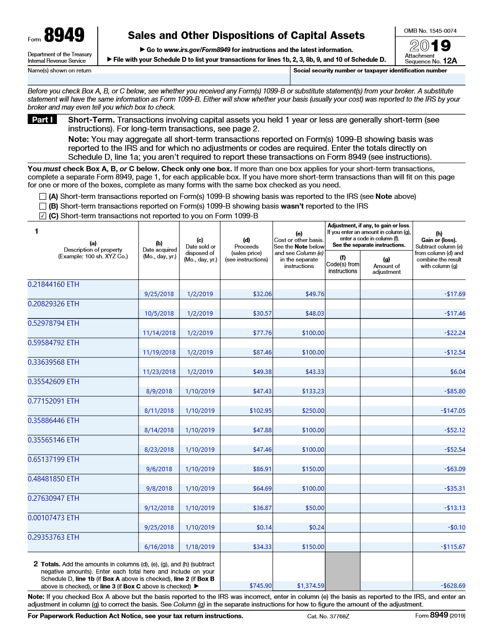 How To Report Cryptocurrency Losses And Save On Taxes