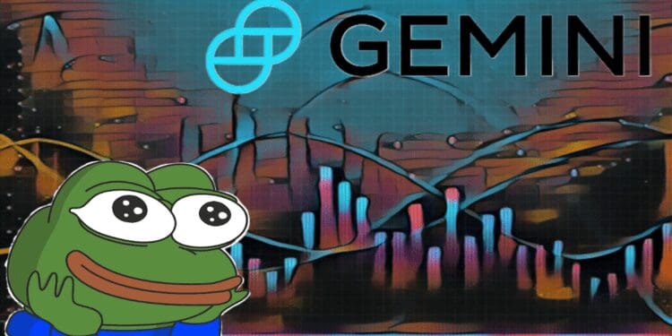 After Binance, Gemini Lists PEPE Meme Coin, Analyst Indicates Major Price Rally