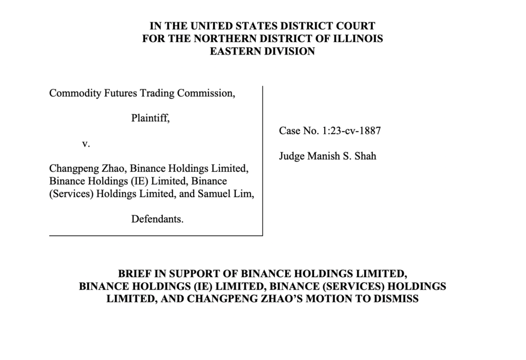 Binance vs. CFTC