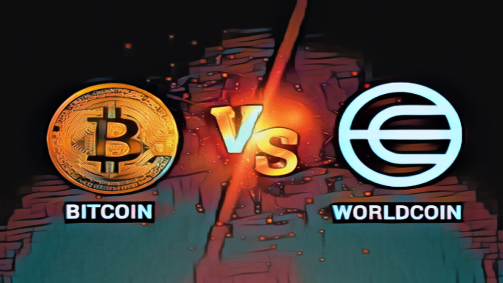 Bitcoin BTC vs. Worldcoin WLD Comparative Study 2