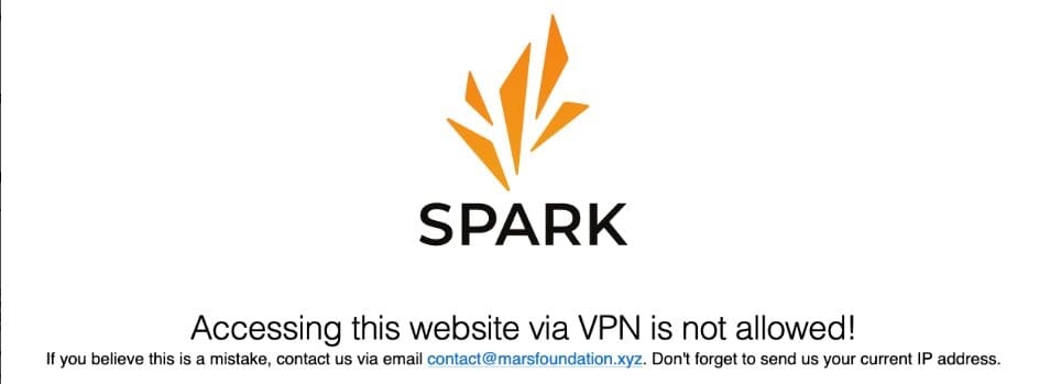MakerDAO Spark Protocol Blocks VPN Users