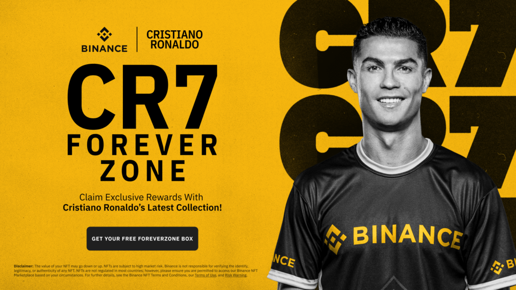 Cristiano Ronaldo and Binance Unveil Third NFT Collection with Exclusive Fan Prizes