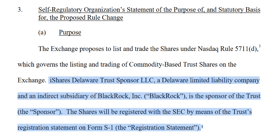 BlackRock Confirms Spot Ethereum ETF Plan Following Nasdaq Filing