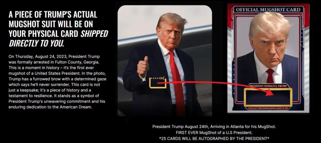 Donald Trump's Mugshot Edition NFTs An Unconventional Release