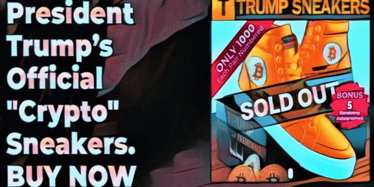 Donald Trump’s Limited Edition Bitcoin Sneakers Hit eBay for $2,500