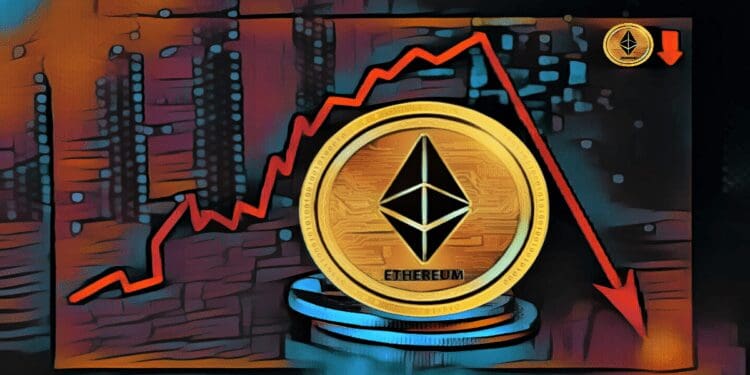 ETH Price Falls 20% as Trading Firm Shifts $46M to Centralized Exchanges
