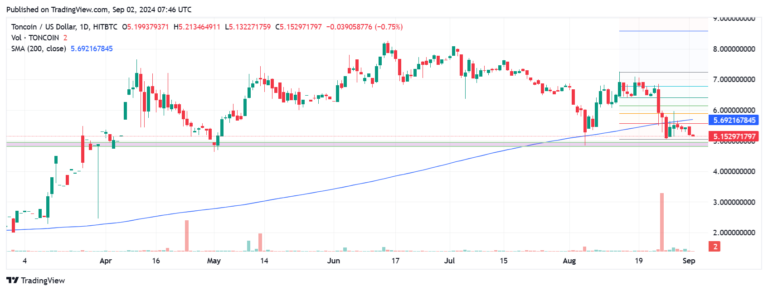 Will Toncoin Price Plummet Below $5 Due to South Korean Investigation?